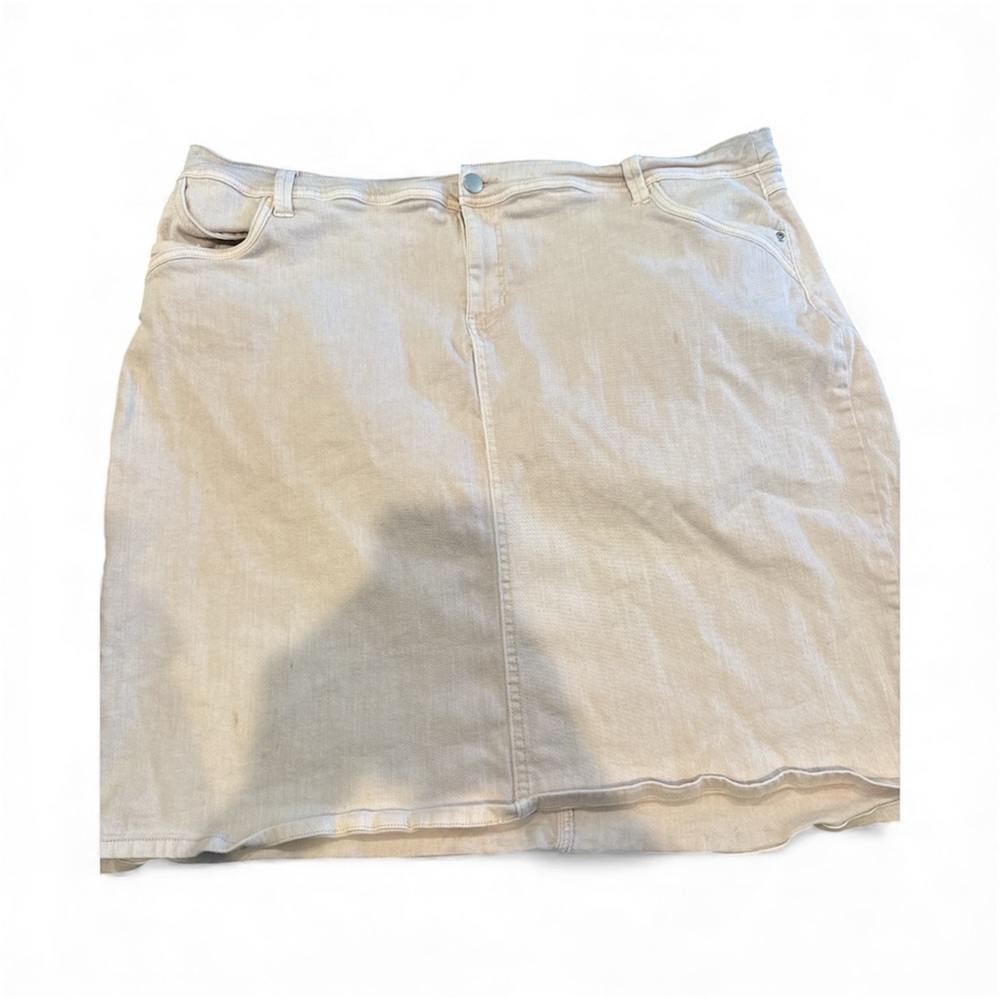 Classic light pink  Denim Skirt